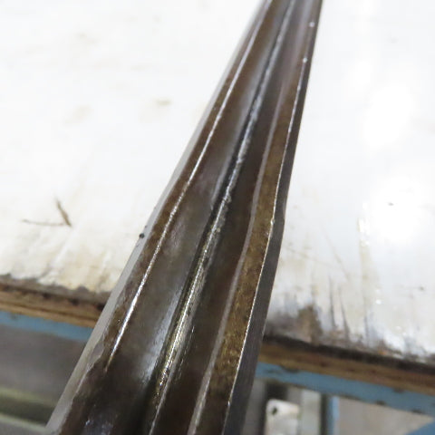 48-1/8" Press Brake 90° Forming V Angle Die Block 1/2" Tang 2-3/8"High  1" Thick
