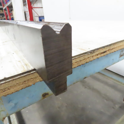 48-1/8" Press Brake 90° Forming V Angle Die Block 1/2" Tang 2-3/8"High  1" Thick