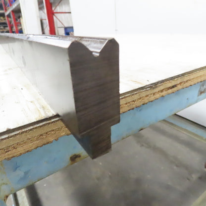48-1/8" Press Brake 90° Forming V Angle Die Block 1/2" Tang 2-3/8"High  1" Thick