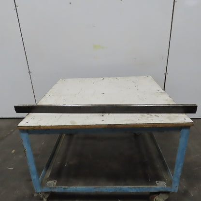 48-1/8" Press Brake 90° Forming V Angle Die Block 1/2" Tang 2-3/8"High  1" Thick