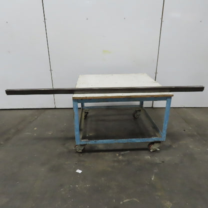 84-1/4" Press Brake Forming Vee Angle Die Block 1/2" Tang 2-3/8"Ht. 1-3/8" Thick