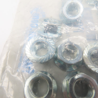 Fastenal 1137345 1/2"-13 Zinc Finish Case Hardened Serrated Flange Nut Lot Of 25