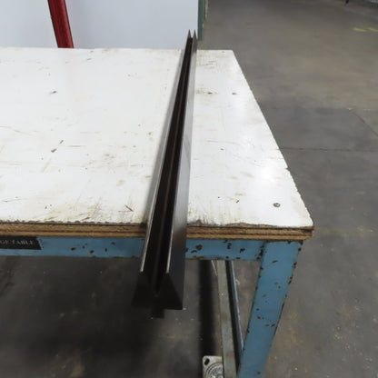 48-1/2" Press Brake Forming 30° V Angle Die Block 1/2" Tang 2-5/8"Ht. 2" Thick