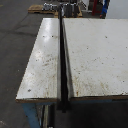 48-1/2" Press Brake Forming 30° V Angle Die Block 1/2" Tang 2-5/8"Ht. 2" Thick