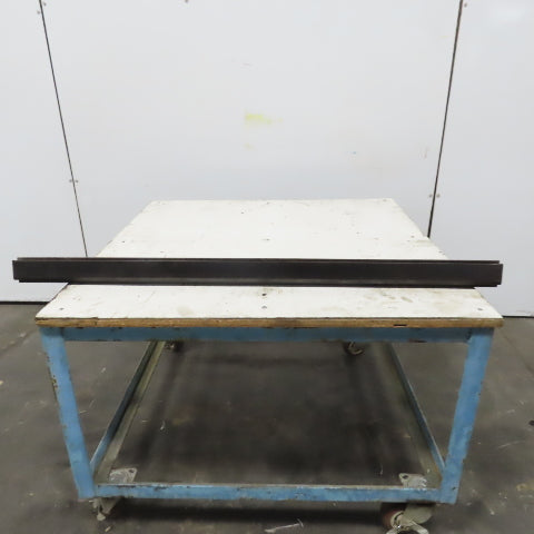 48-1/2" Press Brake Forming 30° V Angle Die Block 1/2" Tang 2-5/8"Ht. 2" Thick