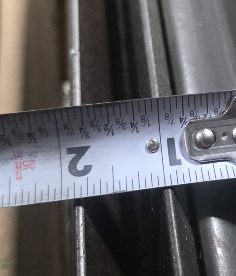 48-1/2" Press Brake Forming 30° V Angle Die Block 1/2" Tang 2-5/8"Ht. 2" Thick
