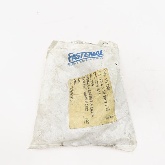 Fastenal 1123209 1/4"-20 x 1-1/2" Socket Head Cap Screw SHCS Pack Of 200