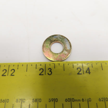 Grainger 6PE78 5/16" Steel Grade 8 Yellow Zinc Flat Washer Lot Of 130
