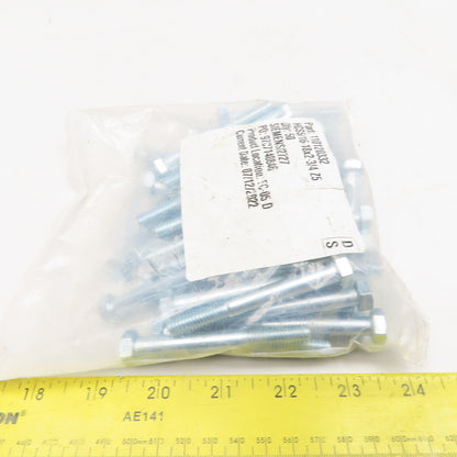 5/16"-18 x 2-3/4" Long Hex Head Cap Screw Partial Thread Gr 5 Lot Of 50