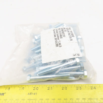 5/16"-18 x 2-3/4" Long Hex Head Cap Screw Partial Thread Gr 5 Lot Of 50