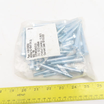 5/16"-18 x 2-3/4" Long Hex Head Cap Screw Partial Thread Gr 5 Lot Of 50