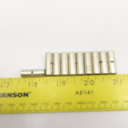 D-8 8 AWG Tinned Uninsulated Seamless Butt Splice Connector Lot Of 10