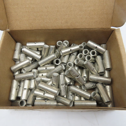 D-8 8 AWG Tinned Uninsulated Seamless Butt Splice Connector Lot Of 100