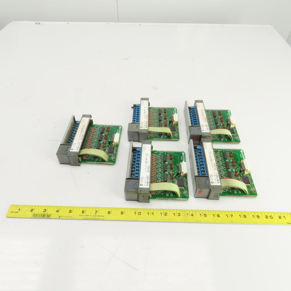Allen Bradley 1746-IB16 Ser C Input Module 10-30VDC Lot Of 5
