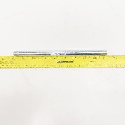 A7B82500024970 1/4" NPT 9" OAL Galvanized Pipe Nipple