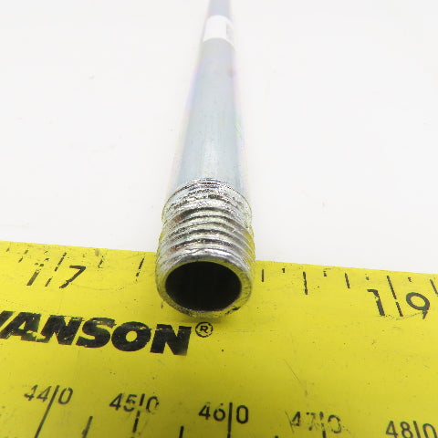 A7B82500024970 1/4" NPT 9" OAL Galvanized Pipe Nipple