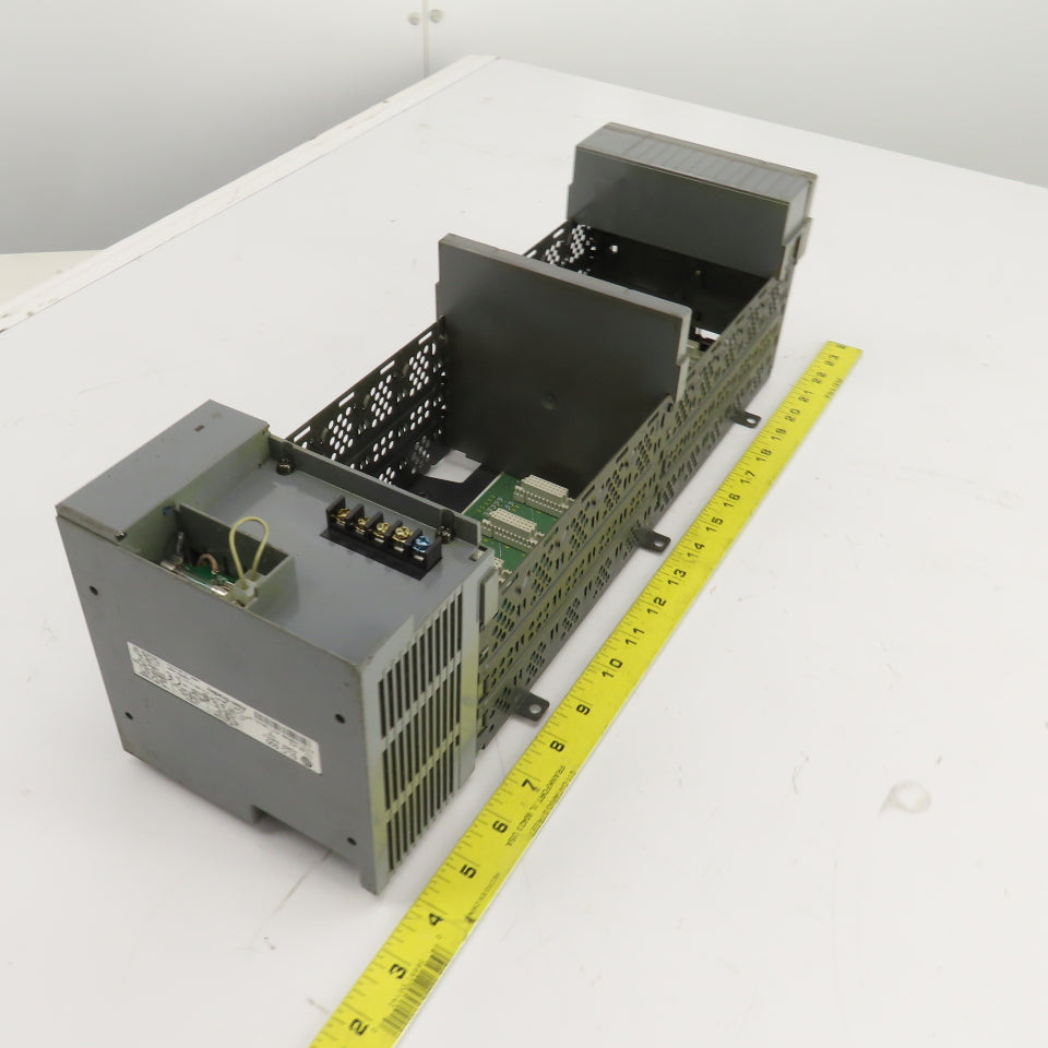 Allen Bradley 1746-A10 Ser B 10 Slot CPU Chassis Rack PLC W/1746-P2 Power Supply