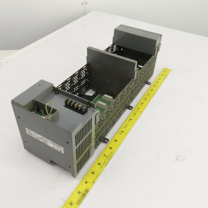Allen Bradley 1746-A10 Ser B 10 Slot CPU Chassis Rack PLC W/1746-P2 Power Supply