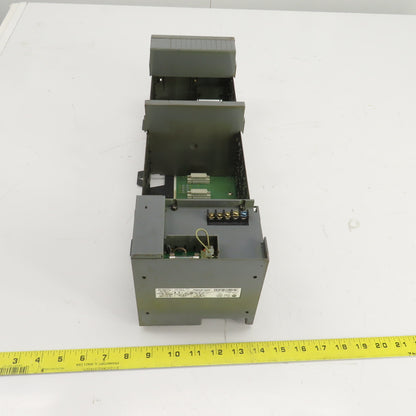Allen Bradley 1746-A10 Ser B 10 Slot CPU Chassis Rack PLC W/1746-P2 Power Supply