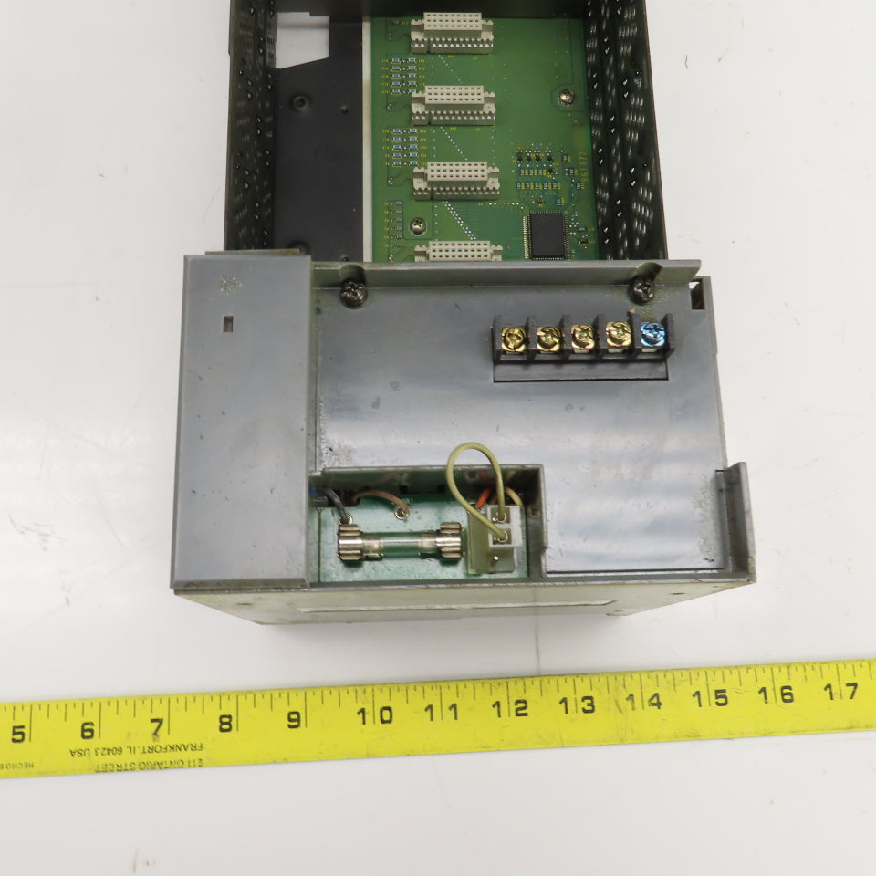 Allen Bradley 1746-A10 Ser B 10 Slot CPU Chassis Rack PLC W/1746-P2 Power Supply