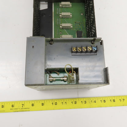 Allen Bradley 1746-A10 Ser B 10 Slot CPU Chassis Rack PLC W/1746-P2 Power Supply