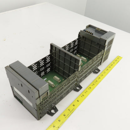 Allen Bradley 1746-A10 Ser B 10 Slot CPU Chassis Rack PLC W/1746-P2 Power Supply