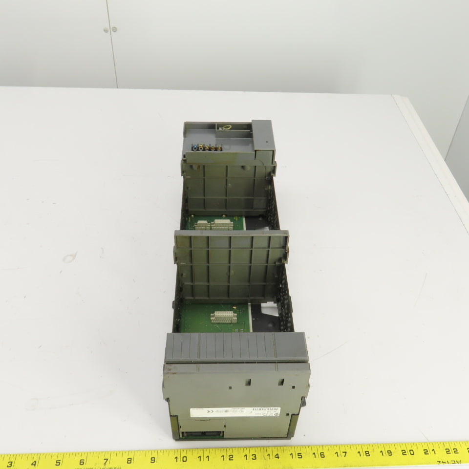 Allen Bradley 1746-A10 Ser B 10 Slot CPU Chassis Rack PLC W/1746-P2 Power Supply