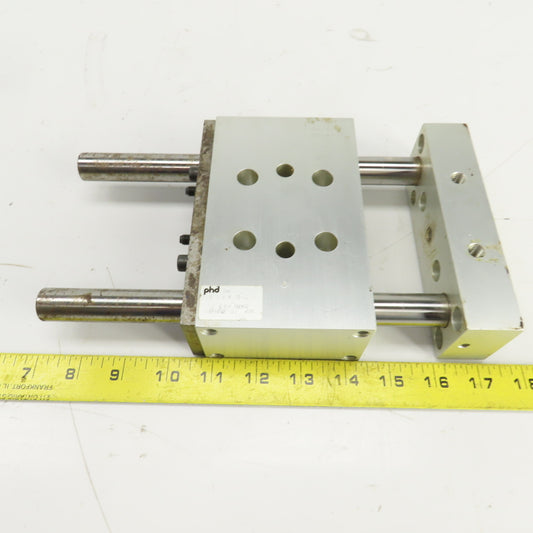 PHD Parker TS06 1 x 4-D-J1-R2 Pneumatic Guided Cylinder 4" Stroke Parts/Repair