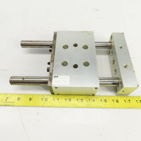 PHD Parker TS06 1 x 4-D-J1-R2 Pneumatic Guided Cylinder 4" Stroke Parts/Repair