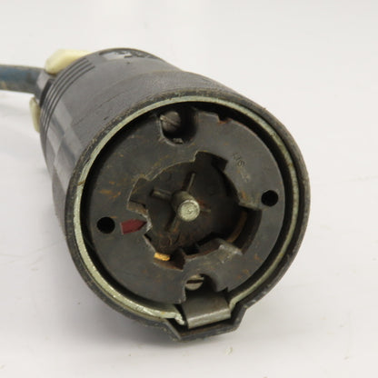 Hubbell 25414B 30/20A 600VAC/250VDC Adapter Pigtail Male x Female