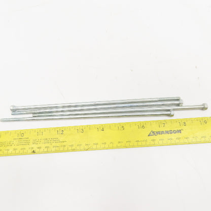 10-24 x 8-3/4" OAL Long Bolt Hex Head Phillips Drive 1-1/4" Thread Length Lot/4