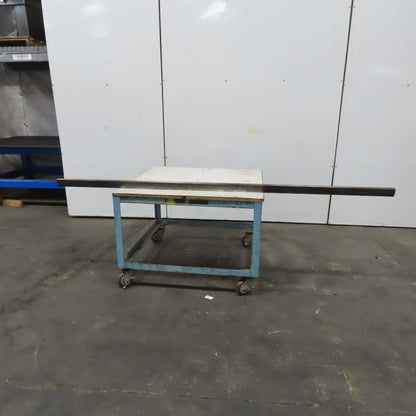 96-1/2" Press Brake Forming Vee Angle Die Block 1/2" Tang 2-3/8"Ht. 1-1/8" Thick