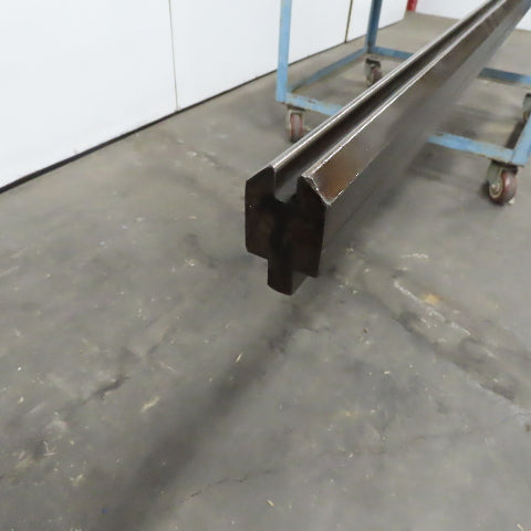 144-1/2" Press Brake Forming Vee Angle Die Block 1/2" Tang 2-3/8"Ht.