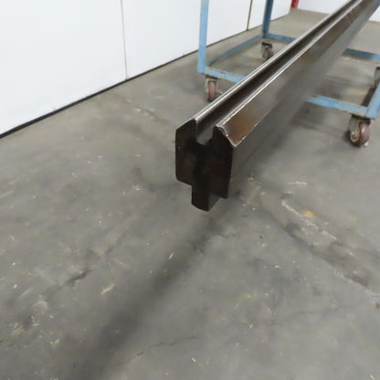 144-1/2" Press Brake Forming Vee Angle Die Block 1/2" Tang 2-3/8"Ht.
