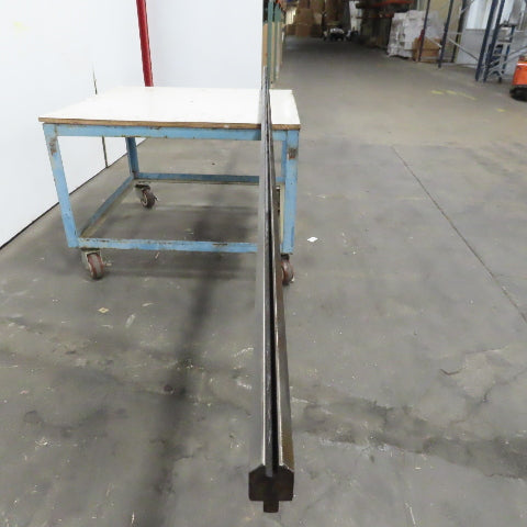 144-1/2" Press Brake Forming Vee Angle Die Block 1/2" Tang 2-3/8"Ht.