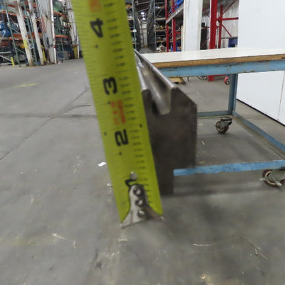 144-1/2" Press Brake Forming Vee Angle Die Block 1/2" Tang 2-3/8"Ht.