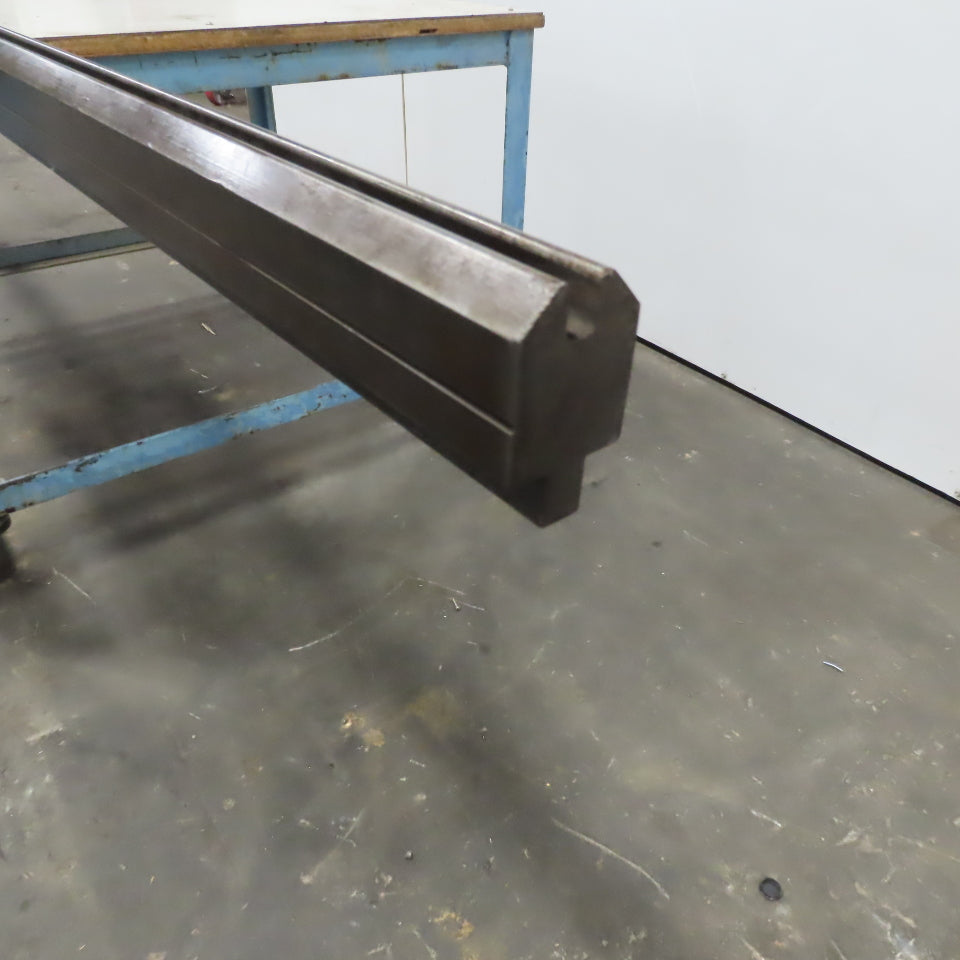 144-1/2" Press Brake Forming Vee Angle Die Block 1/2" Tang 2-3/8"Ht.