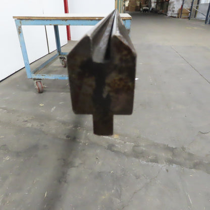 144-1/2" Press Brake Forming Vee Angle Die Block 1/2" Tang 2-3/8"Ht.
