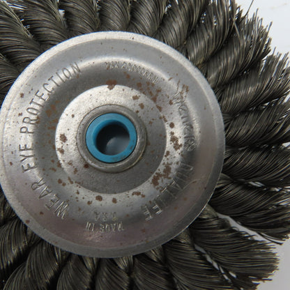 Weiler Dualife 4" OD Wire Wheel Brush 3/8" Arbor 20,000RPM Max Lot Of 3