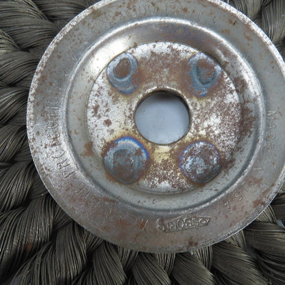 Osborn 6" OD Steel Wire Wheel Brush 5/8" Arbor 9000RPM Max Lot Of 5