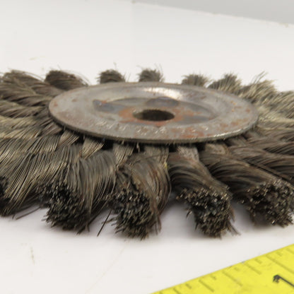 Osborn 6" OD Steel Wire Wheel Brush 5/8" Arbor 9000RPM Max Lot Of 5