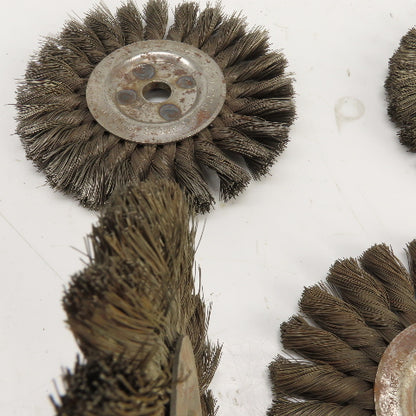 Osborn 6" OD Steel Wire Wheel Brush 5/8" Arbor 9000RPM Max Lot Of 5