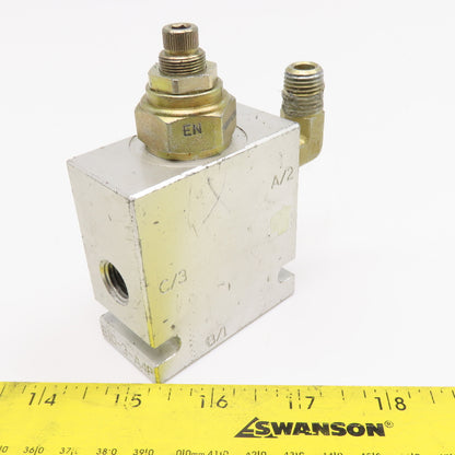 Parker B10-3-A4P PRH101S30 Pilot Operated Pressure Reducing 3 Step Valve Body