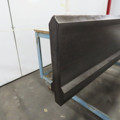 96-1/2" Press Brake 90° Forming Angle Die Block 1/2" Tang 4-3/8" Ht x 5/8" Thick