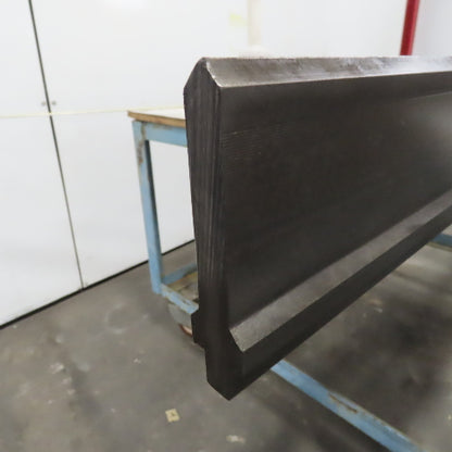 96-1/2" Press Brake 90° Forming Angle Die Block 1/2" Tang 4-3/8" Ht x 5/8" Thick