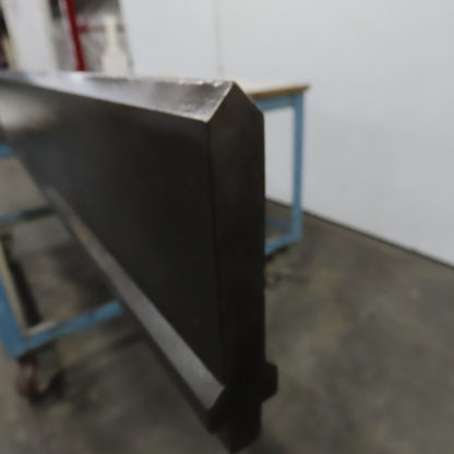 96-1/2" Press Brake 90° Forming Angle Die Block 1/2" Tang 4-3/8" Ht x 5/8" Thick