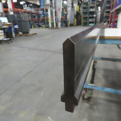 96-1/2" Press Brake 90° Forming Angle Die Block 1/2" Tang 4-3/8" Ht x 5/8" Thick