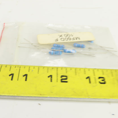 KOA MF60D F 100.0 K Leaded Resistor Precision Metal Film Lot Of 7