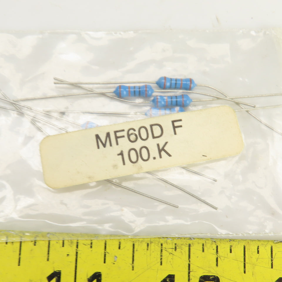 KOA MF60D F 100.0 K Leaded Resistor Precision Metal Film Lot Of 7