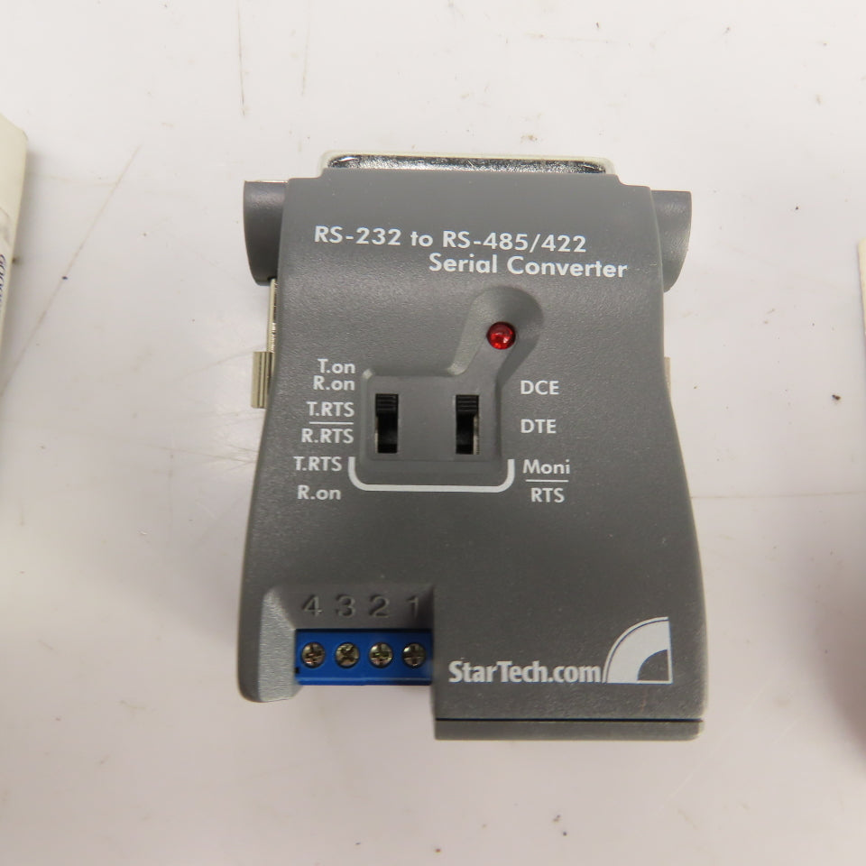 Star Tech RS-232 to RS-485/422 Serial Interface Converter W/PW1-09A06-002